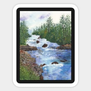 Clear Creek in Golden Colorado Sticker